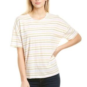 MADEWELL - Raw-Edged Linen Blend Hangout T-Shirt